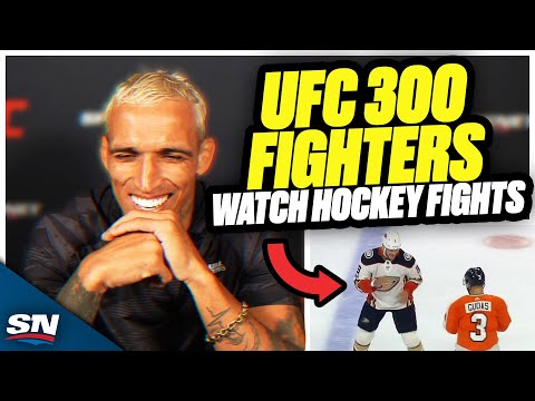 UFC 300 Fighters React To Hockey Fights
