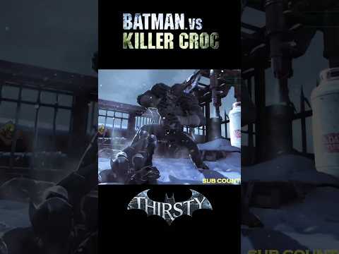Killer Croc’s Big Mistake 💥 Batman Goes Full Beast Mode | Arkham Origins #batman #killercroc #dc