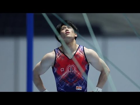 Gymnastics world champion Hashimoto Daiki withdraws from the World University Games final after a...
