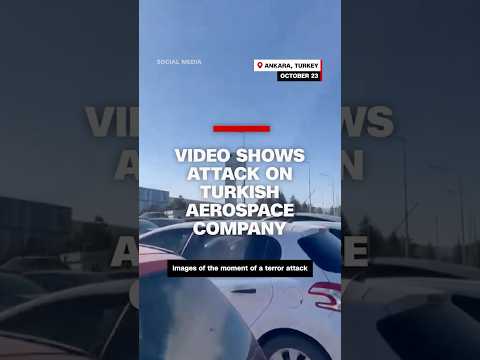 Video shows attack on Turkish aerospace company