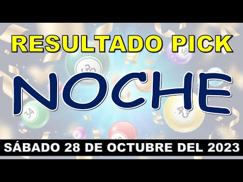 RESULTADO PICK NOCHE DEL SÁBADO 28 DE OCTUBRE DEL 2023 /LOTERÍA DE ESTADOS UNIDOS/