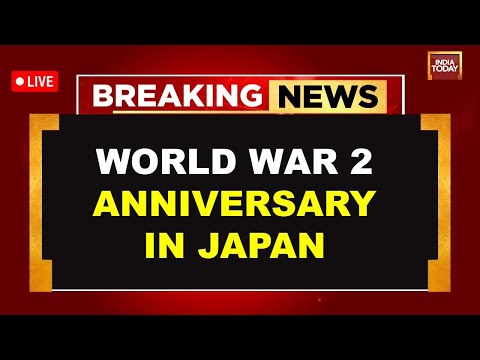 Japanese Honour War Dead on World War 2 Surrender Anniversary LIVE | Japan’s World War II LIVE |