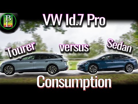 VW Id.7 Pro Tourer versus Sedan - Consumption drive