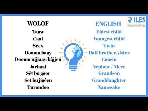 L3 - Jàng Angale Wala Wolof - Waa Kër Gi (The Family Members) - Learn English or Wolof