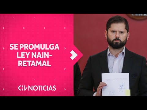 Presidente Boric promulga Ley Nain-Retamal, a horas del crimen de carabinero Daniel Palma