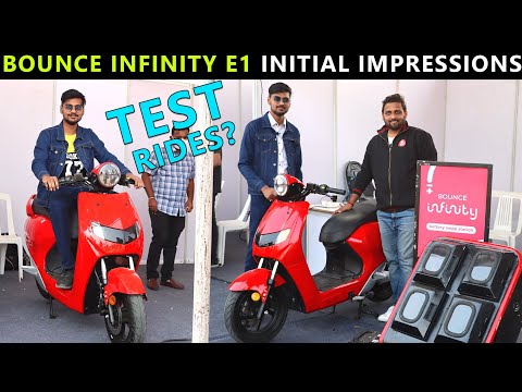 Bounce Infinity E1 Electric Scooter Initial Impressions - Test Rides Date? | Electric Scooter India