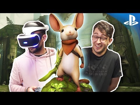 De lo MEJOR QUE HEMOS VIVIDO  en REALIDAD VIRTUAL - Jugando a MOSS en PS VR