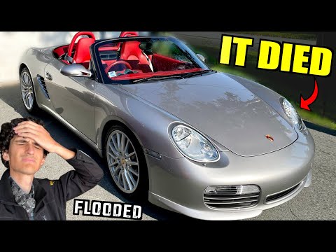 Reviving a Submerged Porsche Boxster: JR Garage's Restoration Journey