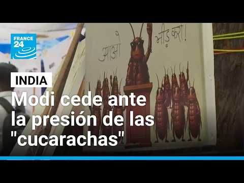 Modi promete "castigos severos" contra filtraciones de exámenes por protestas de las "cucarachas"