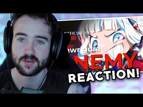 GAWR GURA ENEMY Cover | Reaction!