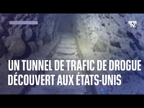 Un tunnel de narcotrafiquants découvert aux États-Unis