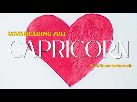 CAPRICORN LOVE "Transaksional?"