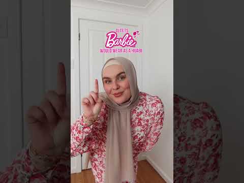 Which outfit is your favourite? 1, 2, 3 or 4? 🎀 #barbie #barbieoutfit #hijabistyle