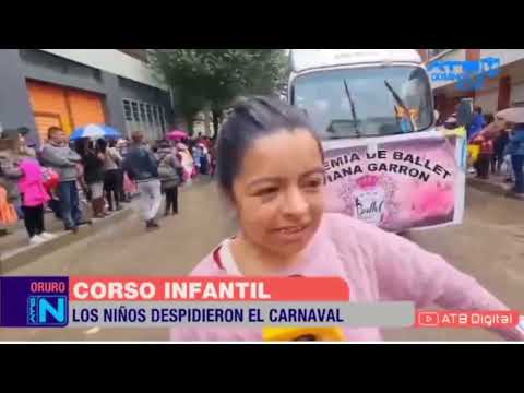 Corso Infantil en Oruro cierra las actividades carnavaleras