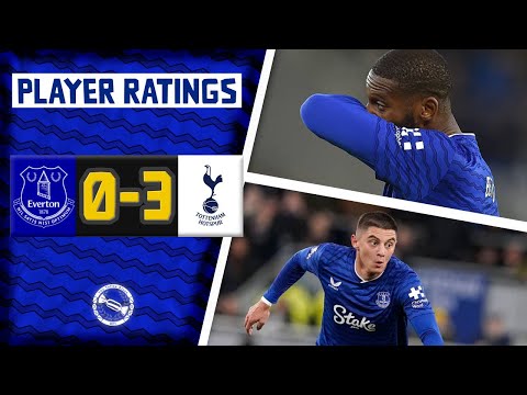 Time to Drop Mykolenko? Poor From Beto AGAIN! | Everton 0-3 Tottenham | Player Ratings