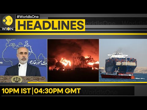 Fire rages at Yemen port day after strike | Iran condemns Israel's Yemen strikel | WION Headlines