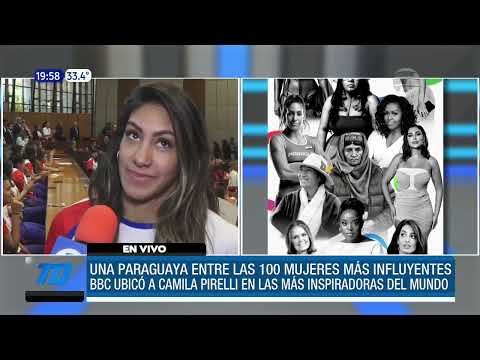 Camila Pirelli entre las 100 mujeres influyentes del mundo