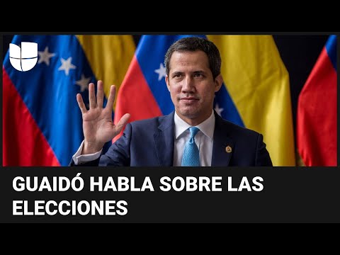 Juan Guaidó asegura que hubo un fraude grotesco en las elecciones presidenciales en Venezuela