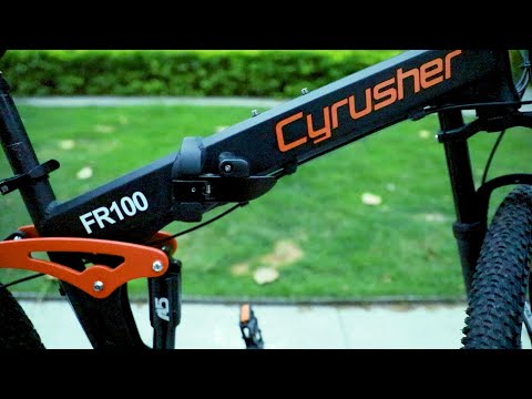 Cyrusher FR100 | It's the Breakthrough in Cycling Technology! Mountain Bike Full Suspension Foldable