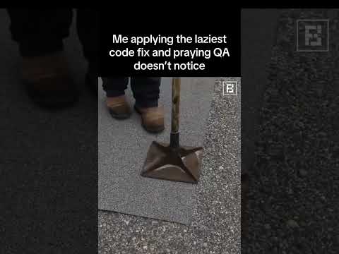 How NOT to fix a bug in your code