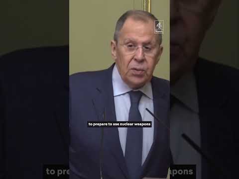 Lavrov: Macron's nuclear comments 'a threat to Russia'