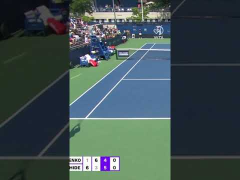 A little #throwback to Caroline Dolehide’s insane battle in DC this summer 👏 #WTA #CarolineDolehide