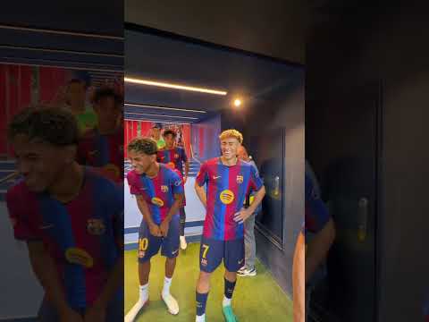 <strong>The</strong> <strong>behind</strong>-<strong>the</strong>-scenes you needed 🤣 #shorts #fcbarcelona