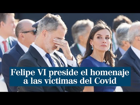 Felipe VI preside el homenaje a las víctimas del Covid