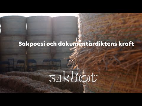 Sakli(g)t 2024: Sakpoesi och dokumentärdiktens kraft