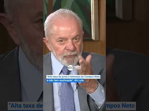 Alta taxa de juros é teimosia de Campos Neto, afirma Lula em entrevista a Cesar Filho