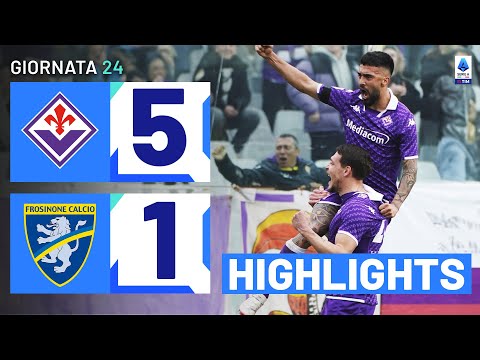 FIORENTINA-FROSINONE 5-1 | HIGHLIGHTS | 24ª GIORNATA | SERIE A TIM 2023/24