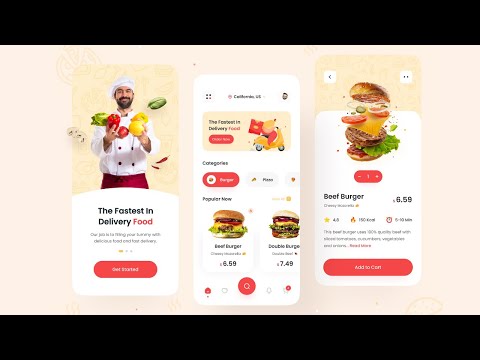 Flutter Food Delivery App || Flutter Food Ordering App