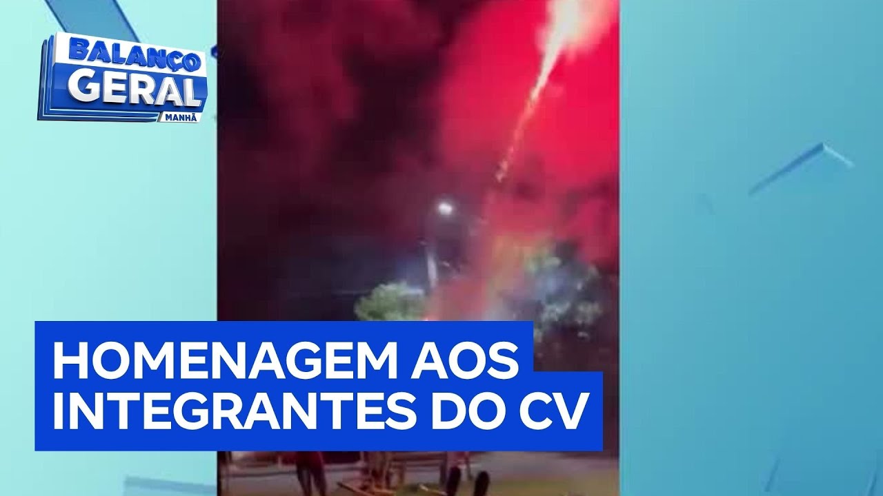 Queima de fogos em Goiânia homenageia integrantes do Comando Vermelho mortos em operação no Rio