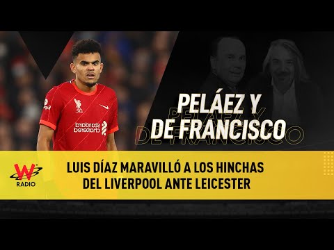 Luis Díaz maravilló a los hinchas del Liverpool ante Leicester