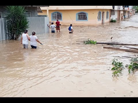 Casi 12 mil personas han resultado afectadas por inundaciones en Esmeraldas