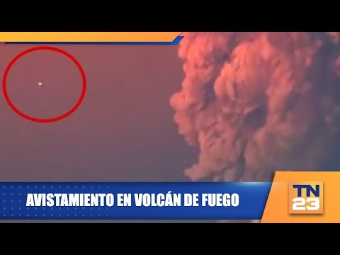 Avistamiento en volcán de Fuego