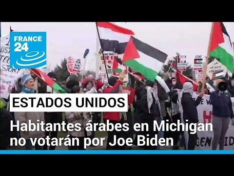 Conflicto israelí-palestino, el tema principal de las primarias en Michigan • FRANCE 24 Español