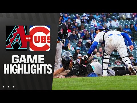 D-backs vs. Cubs Game Highlights (4/20/25) | MLB Highlights