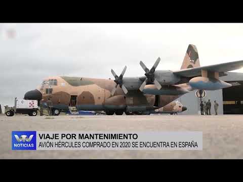 Un Hércules de la Fuerza Aérea viajó a Portugal para el mantenimiento correspondiente