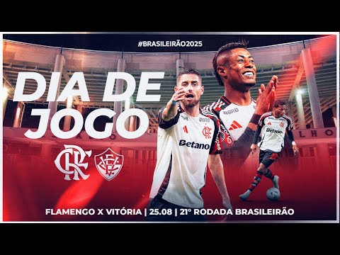 🔴 AO VIVO: FLAMENGO X VITÓRIA | PRÉ-JOGO + NARRAÇÃO | BRASILEIRÃO (25/08/25)