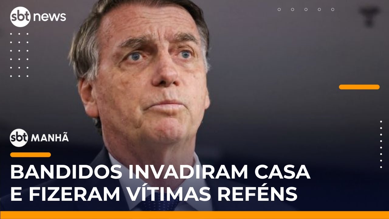 SBT Notícias: Ex-mulher e ex-sogros de Bolsonaro são feitos reféns durante assalto