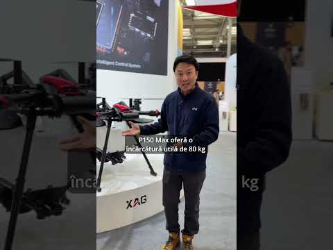 💧P150 MAX, cea mai mare dronă agricolă din portofoliul XAG are o capacitate de încărcare de 80kg