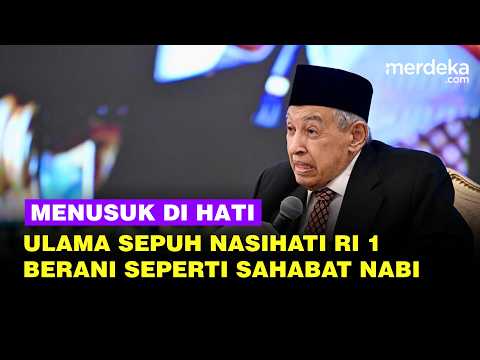 Ulama Sepuh Nasihati Prabowo Berani Berantas Korupsi Seperti Abu Bakar Sahabat Nabi