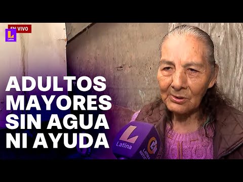 Lima: Adultos mayores no tienen ayuda para cargar baldes durante corte de agua