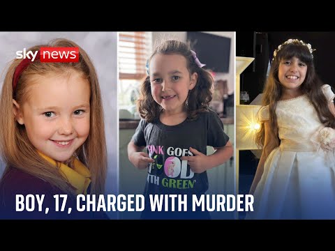 Teenager charged with murdering three young girls in Southport stabbing attack