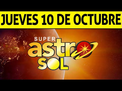 Resultado de ASTRO SOL del Jueves 10 de Octubre de 2024  SUPER ASTRO