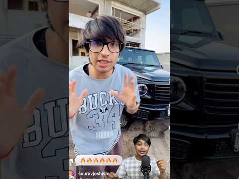 Sourav vs elvish 😱 #souravjhoshivlog #souravjoshifunny #vlog #vlogger #reels #shortsvideo