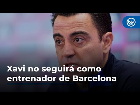 Xavi no seguirá como entrenador de Barcelona