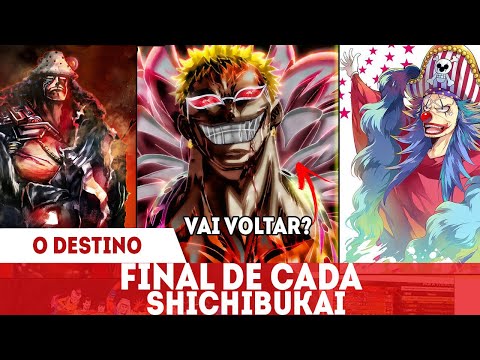 A VOLTA DOS SHICHIBUKAIS NA GUERRA FINAL – O DESTINO FINAL DE CADA UM – ONE PIECE