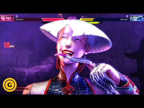 Street Fighter 6 - 7 Minutes of A.K.I. Gameplay (High-Level CPU)